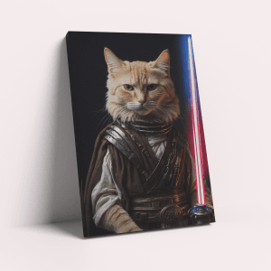 Jedi Master Whiskobi – Custom Design Pet Canvas