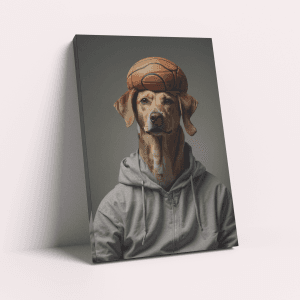 Unlucky Basketball Player – Custom Design Pet Canvas