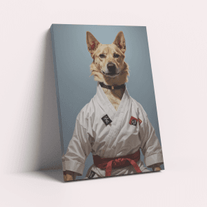 Karate Master Barkchop – Custom Design Pet Canvas
