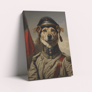 Officer Army Pawprint – Custom Design Pet