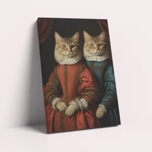 Cat Couple Meow – Custom Design Pet Canvas