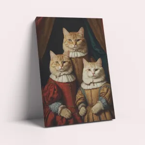 Cat Family Meow – Custom Design Pet Canvas