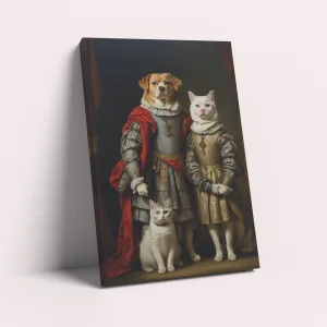 Mixed Renaissance Family – Custom Design Pet Canvas