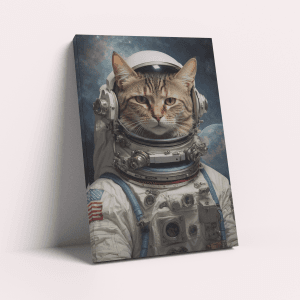 Space Feline – Custom Design Pet Canvas