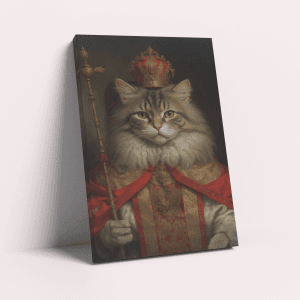 Emperor Fluffius – Custom Design Pet Canvas