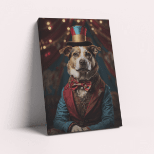 Circus Performer Pawlino – Custom Design Pet Canvas